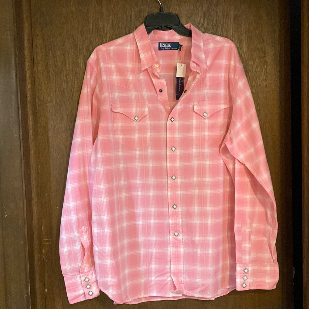 Mens new button down shirt